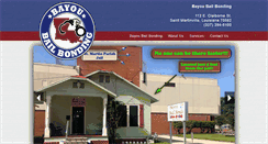 Desktop Screenshot of bayoubailbonding.com